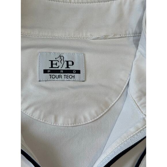 EP Pro Tour Tech, Womens jacket, size XL, White & Blue, 1/4 zip, performance - Picture 3 of 6